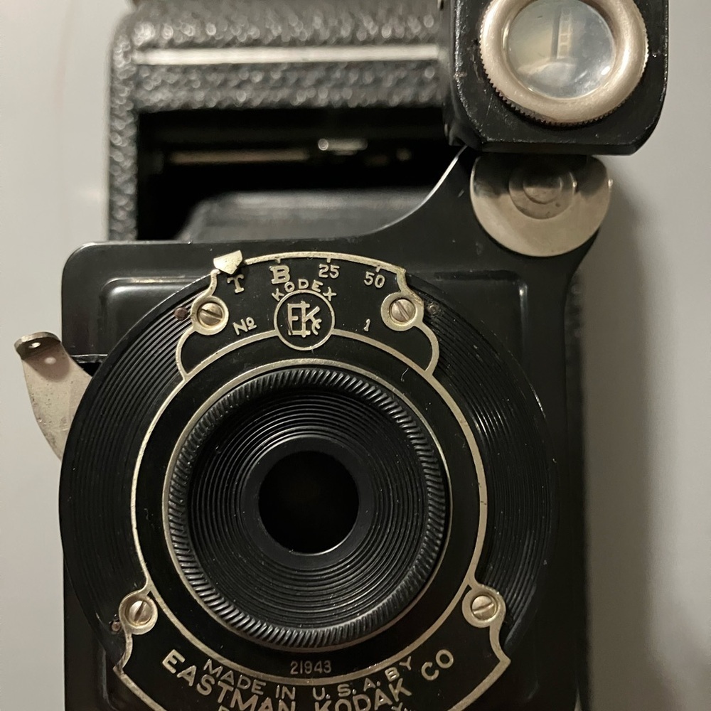Kodak Junior No. 2c Autographic Black Classic Folding Film Camera - Picture 8 of 16